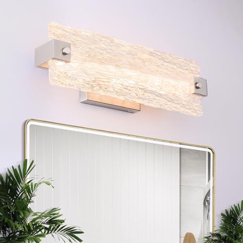 Osimir Brushed Nickel Bathroom Vanity Light, 16.5 Inch 10W Dimmable