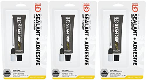 Image of GEAR AID Seam Grip WP Waterproof Sealant and Adhesive for Jackets, Tents, Sleeping Pads and Outdoor Fabric | Repairs Rips, Seals Seams on Nylon, Canvas and Vinyl
