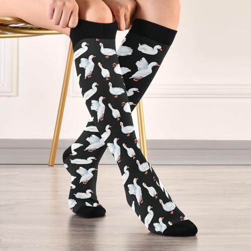 Image of Compression Socks for Women & Men, Knee High Socks for Circulation Medical Running Athletic Nurse Travel