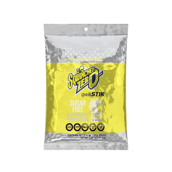Qwik-Stik Zero Sugar Electrolyte Powdered Beverage Mix, 6 Flavor Variety Pack (Fruit Punch, Lemonade, Grape, Lemon-Lime, Mixed Berry, Orange), Sugar-Free Hydration Drink Sticks, 300 Count Bulk Pack image 4