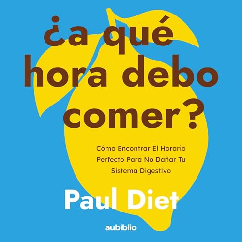 Diseño de la portada del título &iquest;A qu&eacute; hora debo comer?
