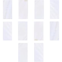 10pcs Guitar Inlay Material 1.2x0.6inch Mother of Pearl Shell Inlay Blanks Sheet for Guitar Banjo Mandolin Fingerboard Parts, White Pearl