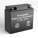 BatteryGuy 2412 900 Amp Battery Jumper/Air Compressor Jump Starter Replacement 12V 18Ah SLA Battery Brand Equivalent (Rechargeable) - Qty of 1