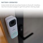 Lorex 2K Wi-Fi Smart Video Doorbell Security Camera, Black – Includes 32 GB Micro SD, No Subscription Fee - Smart Security Lighting, Night Vision, Motion Detection, Battery Powered, IP65 Weatherproof - Image 5