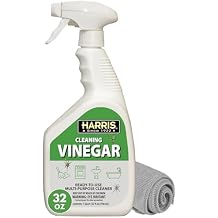 HARRIS Cleaning Vinegar 32 Fl Oz Ready to Use with Microfiber Towel