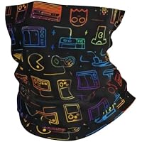 PHAYAH Máscara facial con estampado de videojuegos para