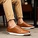 Jousen Men's Fashion Sneakers Casual Shoes for Men Dress Sneakers Oxfords Shoes (A81Q01 Yellow Brown 12)