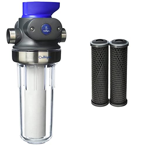 Culligan Whole House Water Filtration System Bundle with Replacement Cartridges (2-Pack)