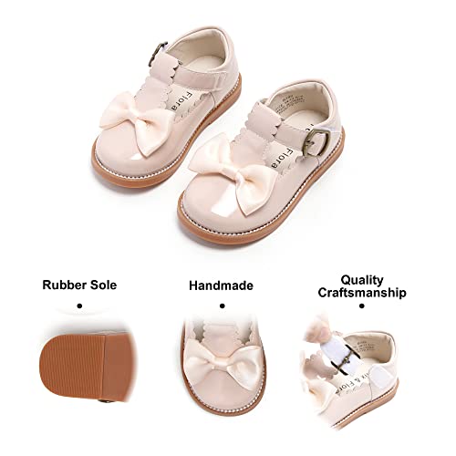 Image of Felix & Flora Toddler Little Girl Mary Jane Dress Shoes - Ballet Flats for Girl Party School Shoes