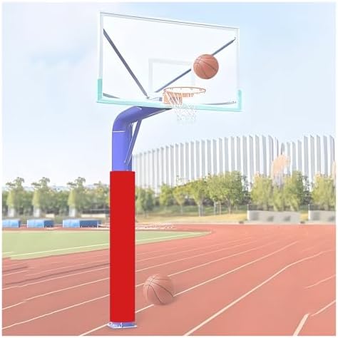 Portable Round Pole Padding for Basketball Hoops - Protective Wrap Around Pads for Basement Poles, Safe Training Equipment for Players, Anti-Collision Safety Gear