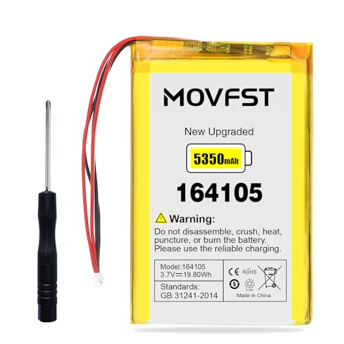 MOVFST 5350mAh Battery for Vtech & Leapfrog Baby Monitors