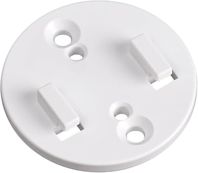 Rollerhouses Adapter Plate 1-Pack, White - Mounting Plates for Electric Blind Motor,Compatible with Rollease Skyline & R-Series Brackets