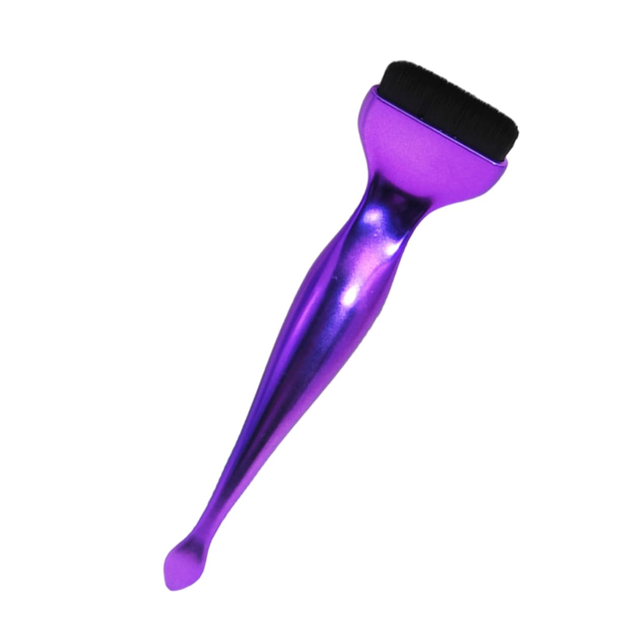 Didiseaon Liquid Foundation Makeup Brush Spoon Thin Bristles Brush Natural Look Reusable