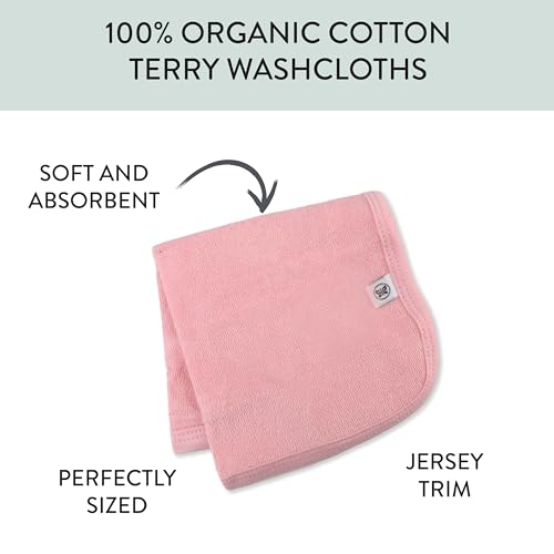 Honestbaby H534E Unisex Baby Organic Cotton Washcloth Multi-Pack Winter Accessory Set thumb #2