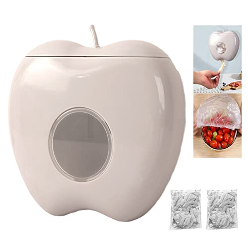 Plastic Wrap Storage Box With 200Pcs Fresh Keeping Bags, 2023 New Fresh Keeping Bag Storage Box, Kitchen Wall Mounted Wrap Bag Organizers And Storage, Plastic Food Wrap Bag Storage Organizer (Grey) #TOP16