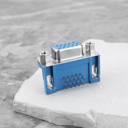 eMagTech 4 Pièces Connecteur Femelle VGA 15 Broches 3 Rangées Connecteur D-Sub pour Unité de Commande Automatique – vue 7