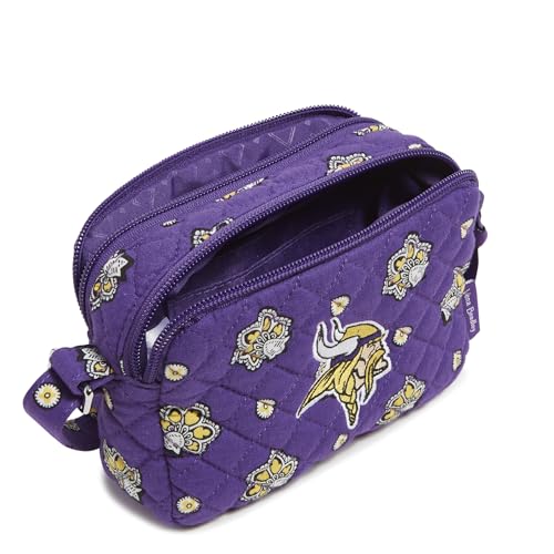 Image of Vera Bradley womens Cotton Small Stadium Crossbody Bag