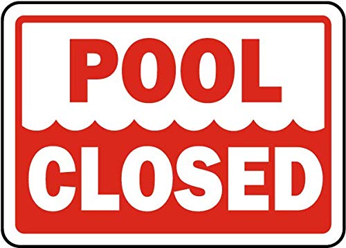 Letrero De Reglas De Piscina, Decoración De Pared Para Interiores Y Exteriores, Letreros De Metal De 12 X 16 Pulgadas, Cartel De Estaño Para Piscina, Piscina Cerrada