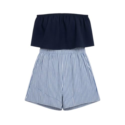 Mono de playa informal sin mangas estilo bohemio con pantalón palazzo largo 3