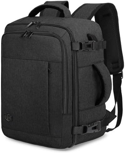 VANKEV 40x30x20 für Ryanair Handgepäck Laptop Rucksack Reiserucksack | 24L Eurowings Handgepäck, Leichte Freizeitrucksack, Tasche Rucksack 15.6 Zoll Laptop Backpack für Herren Dame