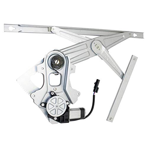 Image of TRQ Front Right Power Window Regulator & Motor Assembly Passenger Side Compatible with 2001-2006 Chrysler Sebring Dodge Stratus CH1351133