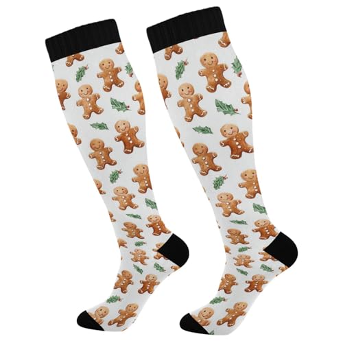 Image of Wusikd Cats Compression Socks for Women and Men Circulation Cute Long Socks for Athletic Running 1