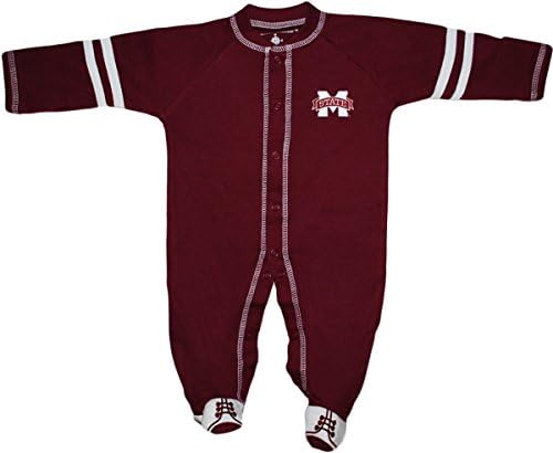 Creative Knitwear Kansas State Wildcats Newborn Infant Sports Shoe Footed Romper