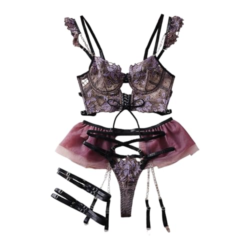 Vêtements de nuit séduisants en dentelle pour nuits romantiques