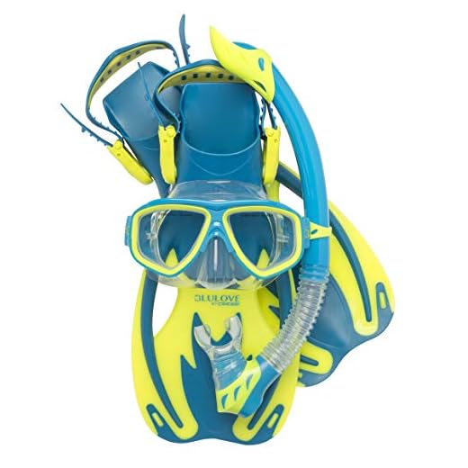 Cressi Rocks Kids Set, cool blue, S/M