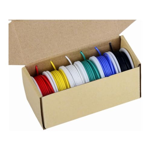 TUOFENG 20 AWG Silicone Wire Kit 6 Colors