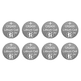 285 mAh CR2430 3V Batterie a bottone al litio Batteria al litio 2430 Energia stabile per orologio chiave sveglia telecomando