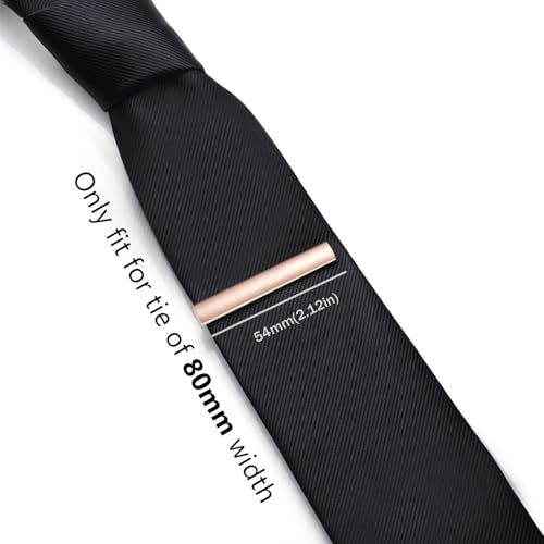 Image of HONEY BEAR 5cm /5.4cm /6cm Mens Tie Clip Bar for Normal Size Steel Business Wedding Gift 1.97 inch /2.12 inch /2.36 inch