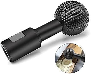 Spherical Rotary Burr, Carbon Steel Wood Carving Polishing Engraving Drilling Bit Grinding Head, 14mm Spherical Grinding Head for 115/125 Angle Grinder