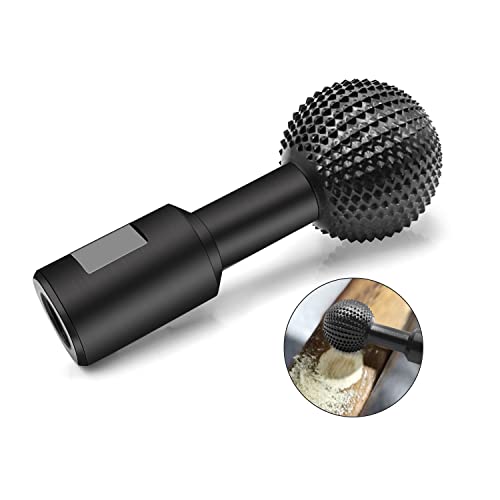 Lima Rotativa, Rebaba Rotativa, Herramienta de talla de Madera, Carburo de Escofina de Broca de Torsión Sólida, Cabeza de Molienda para Taladro de Amoladora, Pulido, Grabado (14mm)