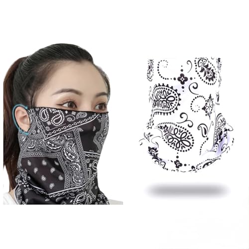 Image of Sun UV Protection Face Cover Scarf Mask Neck Gaiter Breathable Windproof Bandana Neck Gaiters