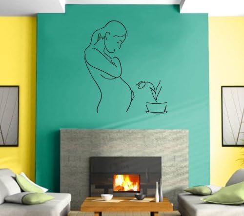 Pegatinas de Pared Vinilo Embarazo Nueva Vida Romántica boda matrimonio Wall Art Decor vinilo z472