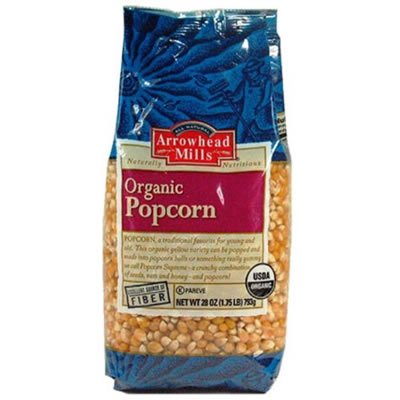 Arrowhead Organic Popcorn 28 OZ (Pack of 18)