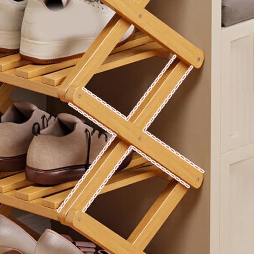 Étagère à chaussures pliable pour petits espaces et appartements encombrés - 2