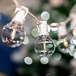 Novelty Lights G50 LED Patio String Light Set, 50 Warm White Bulbs - Image 5