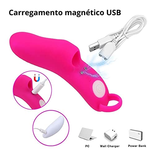 Vibradores de Dedo Sem Fio Feminino Estimulador Clitóris Mamilo Brinquedos Sexuais adultos Erótico Z