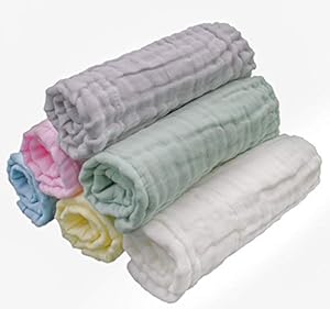 LollyBanks Baby-Waschlappen 6er Pack