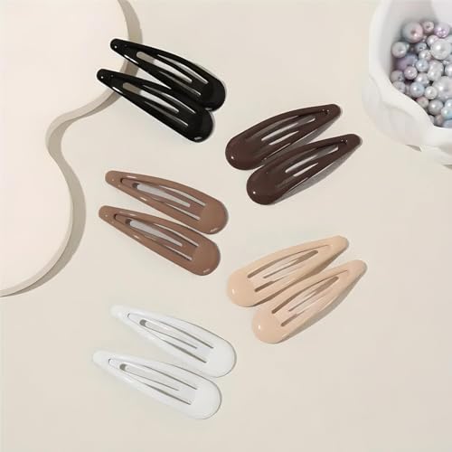 Image of Small Kids Tic Tac Hair Clips- Hair Accessories Girls & Toddlers | Non-Slip, Lightweight & Durable Metal Hairpins | Stylish Baby Hair Clips (40 Pcs with Storage box)