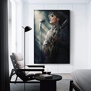 YANGLAILE Affiches sur Toile Superstars par John Lennon Art Poster et Wall Art Picture Print Modern Family Bedroom Decor… - Les Beatles, Paul McCartney, John Lennon, RIngo Starr, George Harrison YANGLAILE Affiches sur Toile Superstars par John Lennon Art Poster et Wall Art Picture Print Modern Family Bedroom Decor… – Image 4
