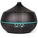 Produktbild 400ml Aroma Diffuser,TENSWALL Luftbefeuchter Ultraschall Duftlampe mit 7 Farben LED für zuhause, Yoga, Büro, SPA, Schlafzimmer