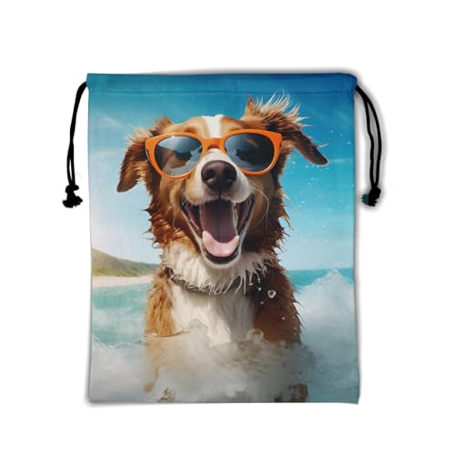 Image of Nerxy Pet Gymnastics Grip Bag Dog Cat Drawstring Grip Bags Puppy Shoe Bag Gym Storage Pouch