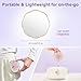 Compact Mirror, Pocket Mirror, Portable Travel Makeup Mirror, Small Lightweight Slim Handheld Mirror for Purse/Handbag/Wallet, Cosmetic Beauty Mirror with Storage Cover, Cute Mini Size Vanity Mirror