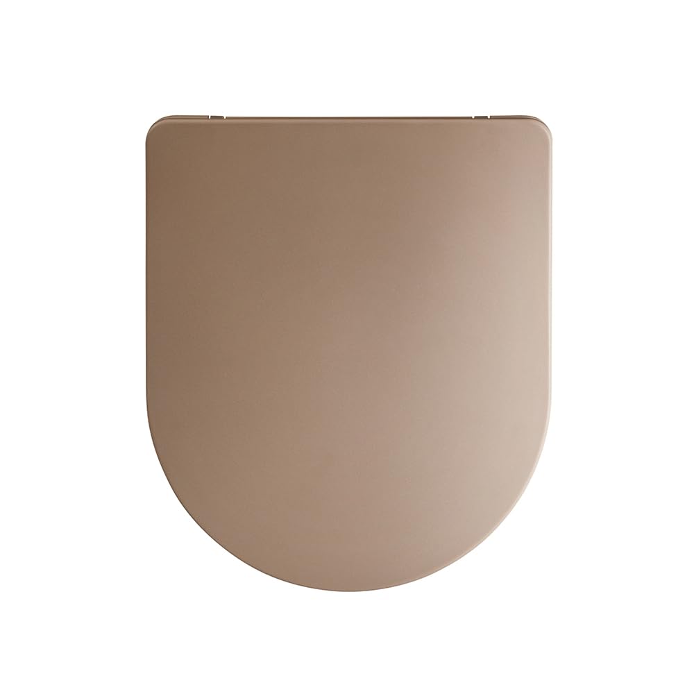 Milano Sand Elements Toilet Wc Quick Release Soft Close Seat - 365Mm X 420Mm