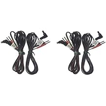 Therapists Choice Premium Extra Long 6 Foot 72inchs Long Lead Wires for TENS and EMS Units Standard Female Plug 2