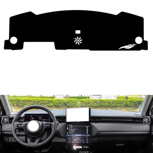 leather dash board cover mat Compatible with HONDA eNP1 1 ，dashboard cover(Black)