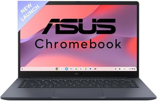 ASUS Chromebook CX1405, Intel Celeron N4500, 8GB RAM, 128GB, FHD 14"(35.56cm), Chrome OS, Quiet Blue, 1.4Kg, CX1405CKA-S60394, Intel UHD Graphics, 42WHrs, Thin & Light Laptop
